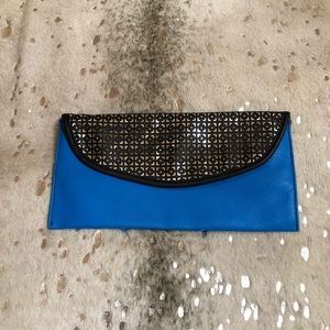 New Blue Metallic Clutch